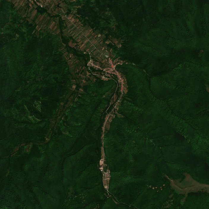 Sentinel-2 felvétel
