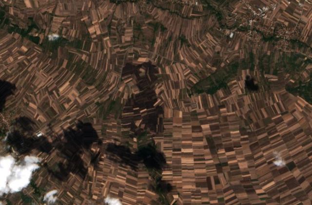 Leégett terület műholdról, 2026. 09. 19.