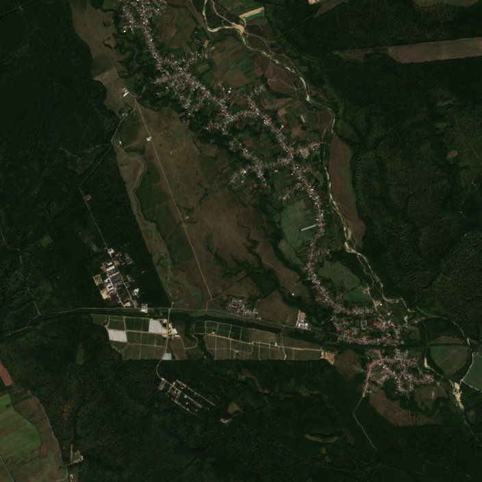 Sentinel-2 felvétel