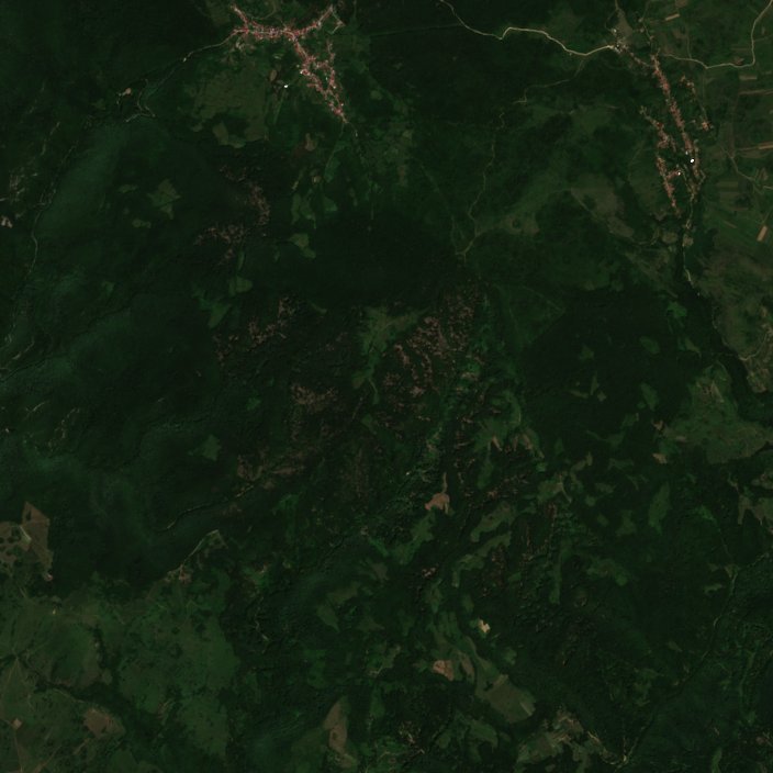 Sentinel-2 felvétel