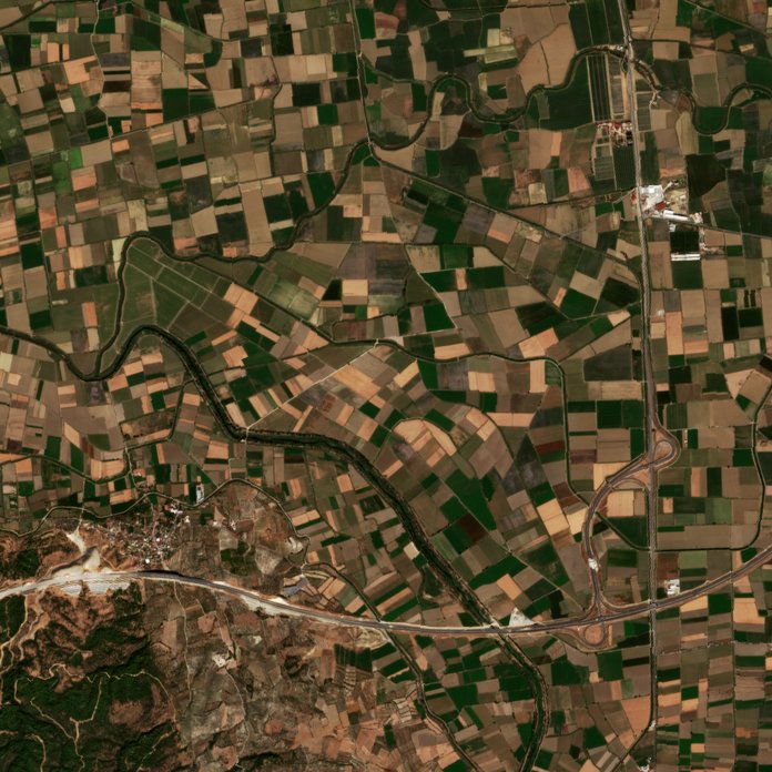 A terület a tűz előtt, 2026. október 10.