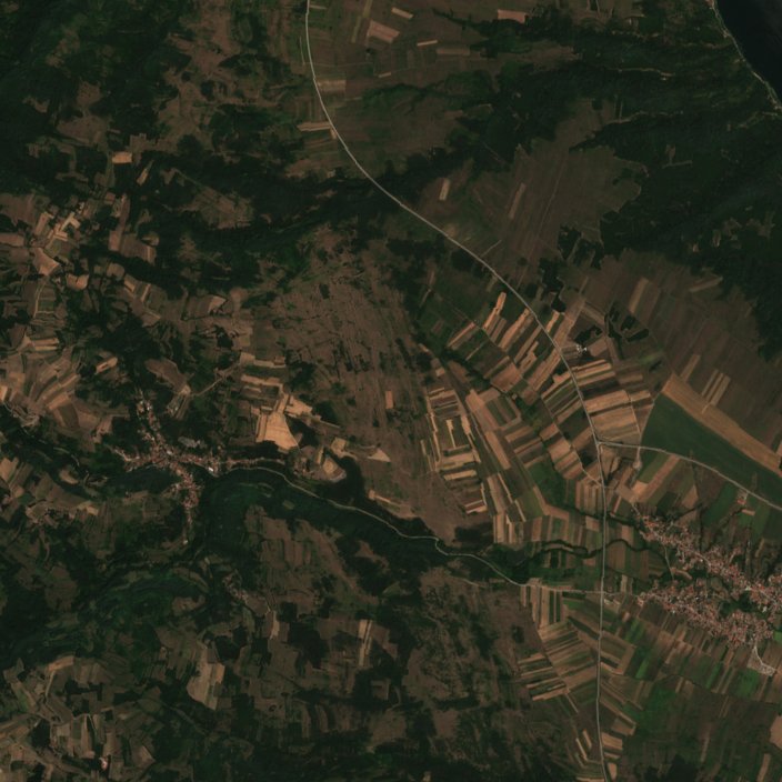 Sentinel-2 felvétel