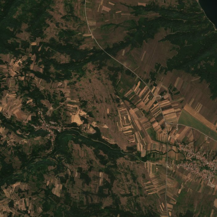 A terület a tűz előtt, 2026. augusztus 22.