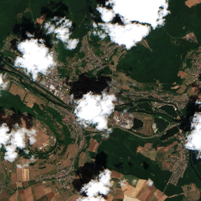 Sentinel-2 felvétel