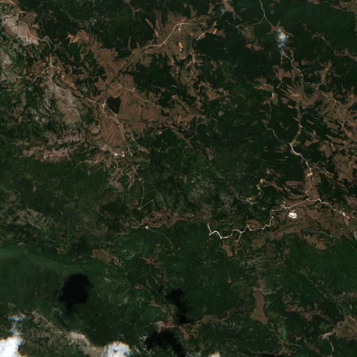 Sentinel-2 felvétel