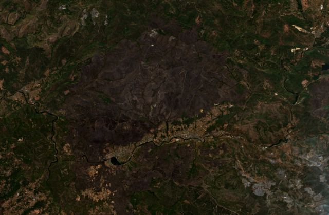 Leégett terület műholdról, 2026. 09. 15.