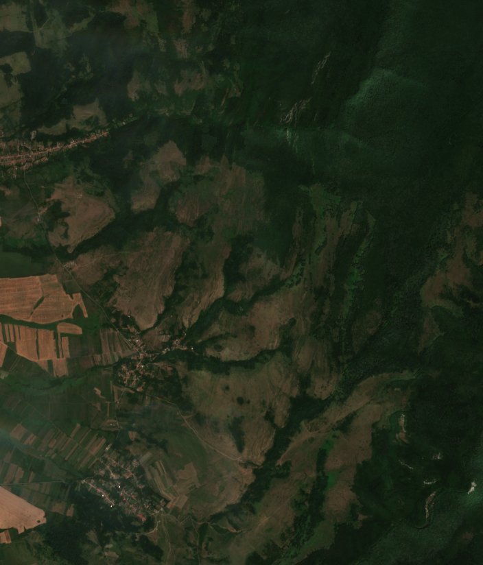 Sentinel-2 felvétel
