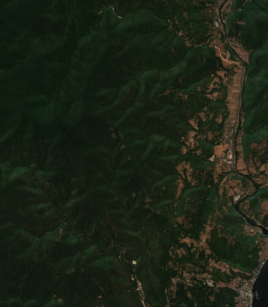 Sentinel-2 felvétel