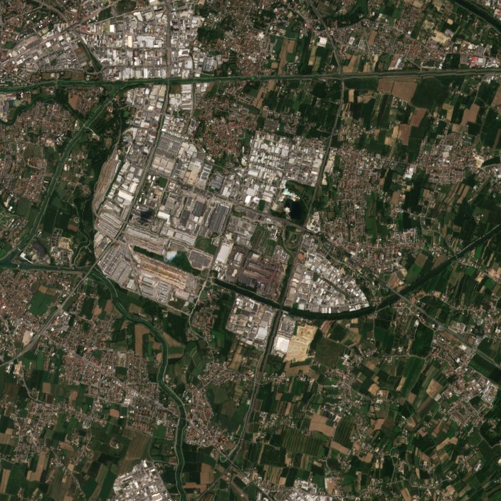 Sentinel-2 felvétel