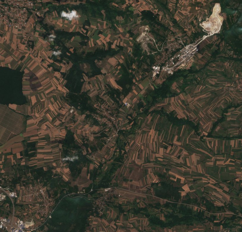 Sentinel-2 felvétel