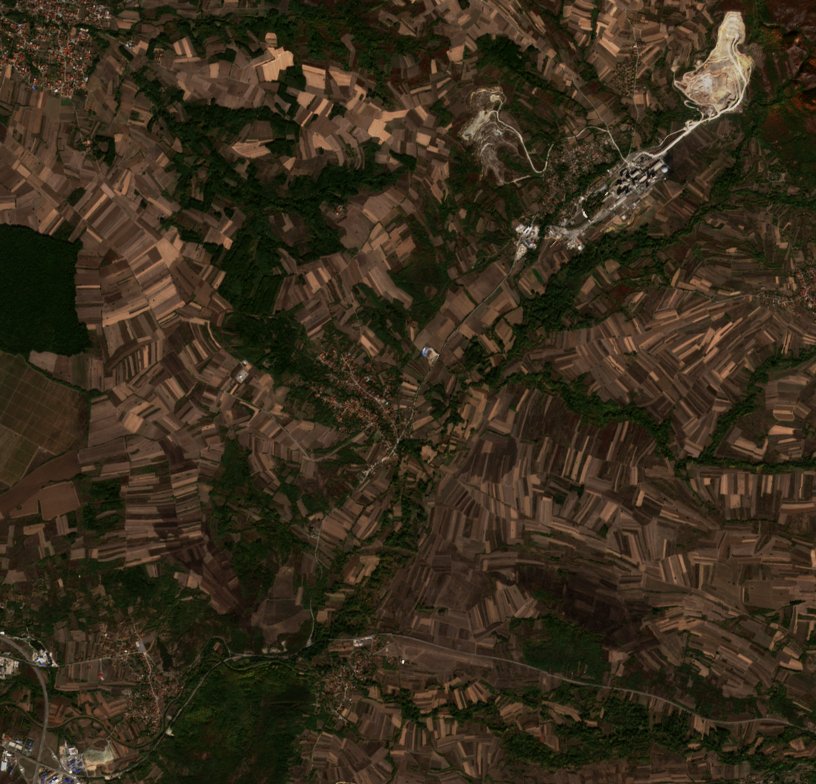 A terület a tűz után, 2026. október 14.