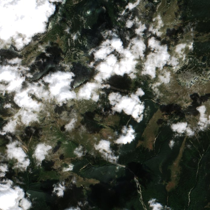 Sentinel-2 felvétel