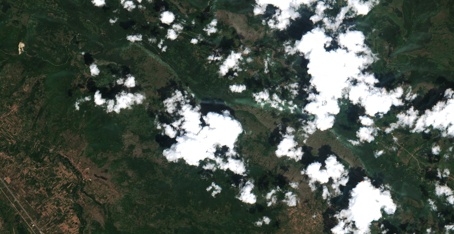 Sentinel-2 felvétel