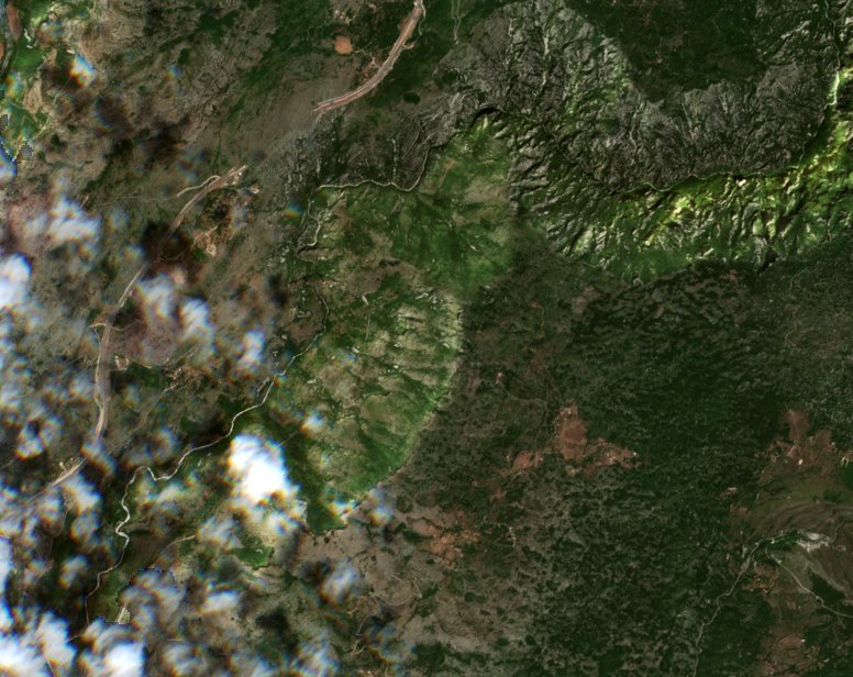 Sentinel-2 felvétel