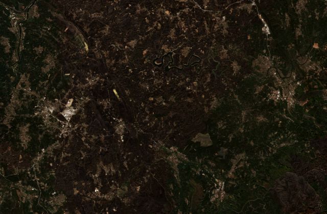 Leégett terület műholdról, 2026. 09. 19.