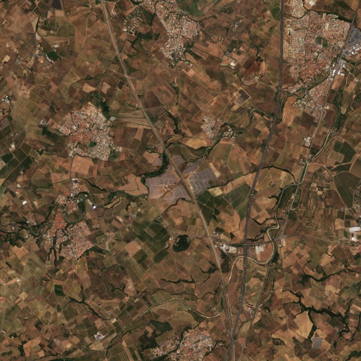 Sentinel-2 felvétel