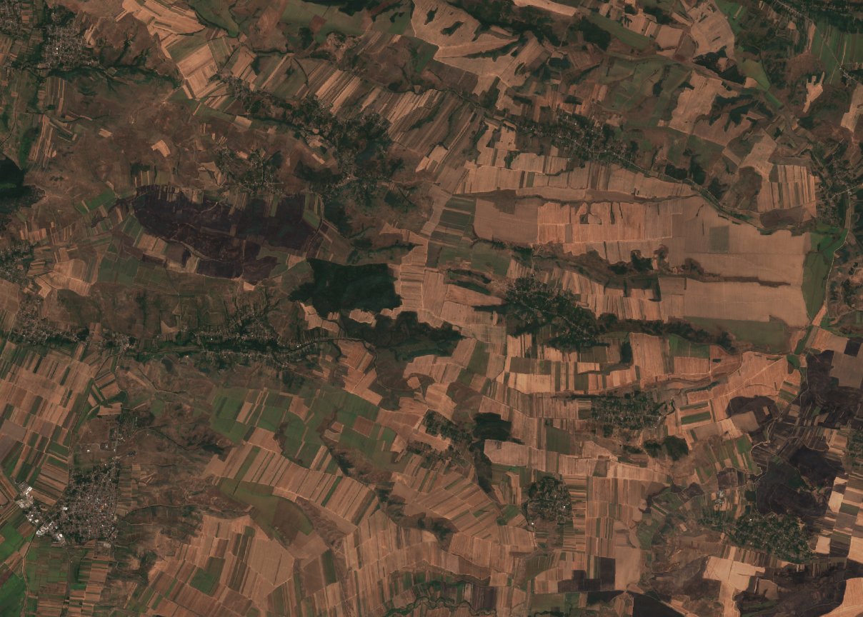 Sentinel-2 felvétel