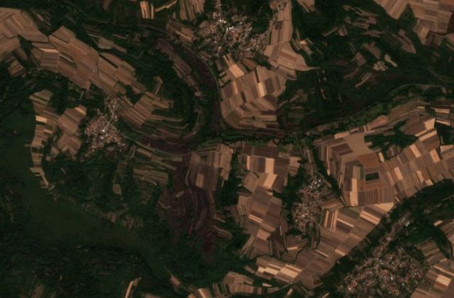 Leégett terület műholdról, 2026. 09. 03.