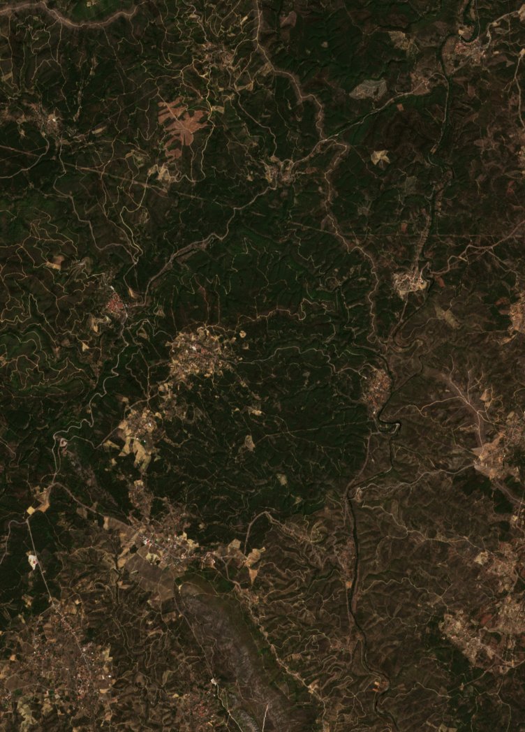 A terület a tűz előtt, 2026. szeptember 7.