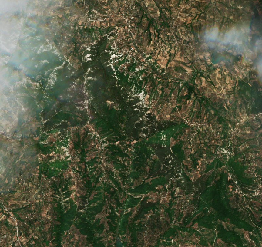 Sentinel-2 felvétel