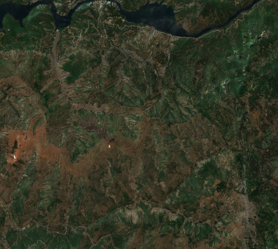 A terület a tűz előtt, 2024. július 29.