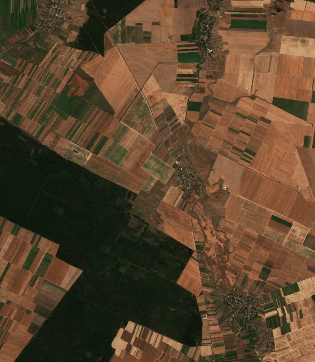 Sentinel-2 felvétel