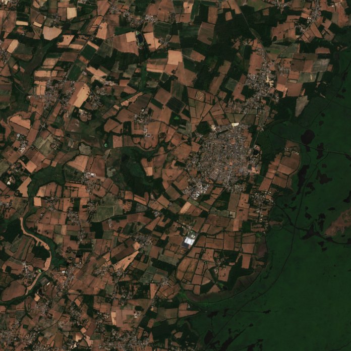 Sentinel-2 felvétel