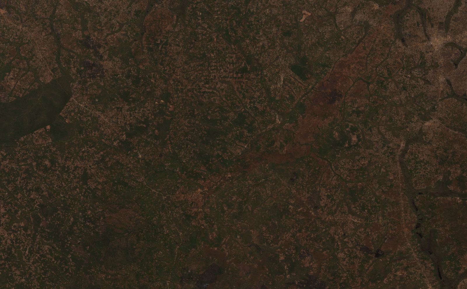 A terület a tűz előtt, 2026. július 29.