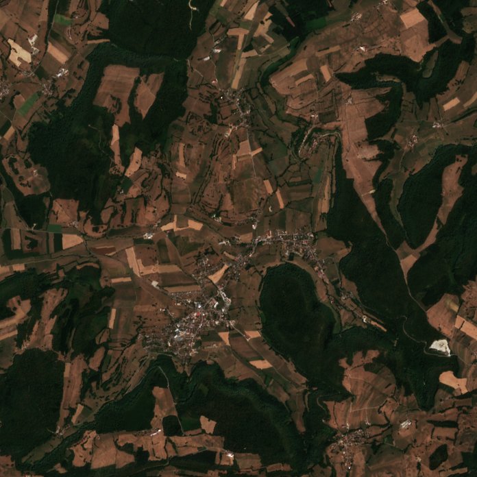 Sentinel-2 felvétel