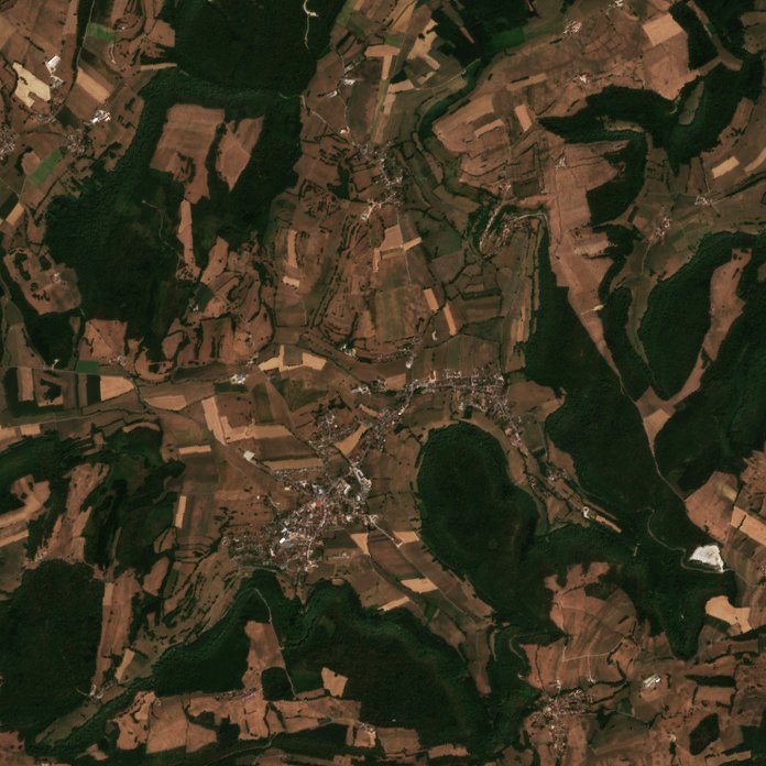 A terület a tűz előtt, 2026. július 22.