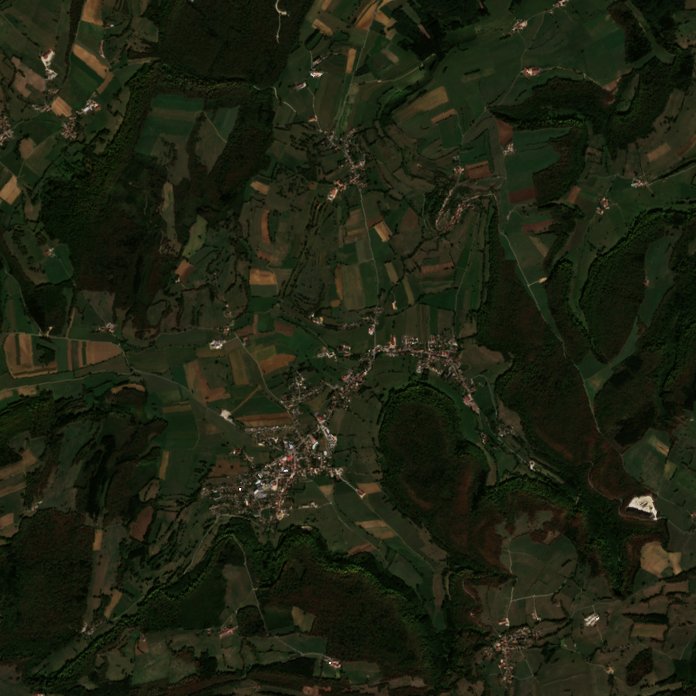 A Sancey-le-Grand térségében pusztító tűz leégett területe műholdról, 2026. szeptember 23.