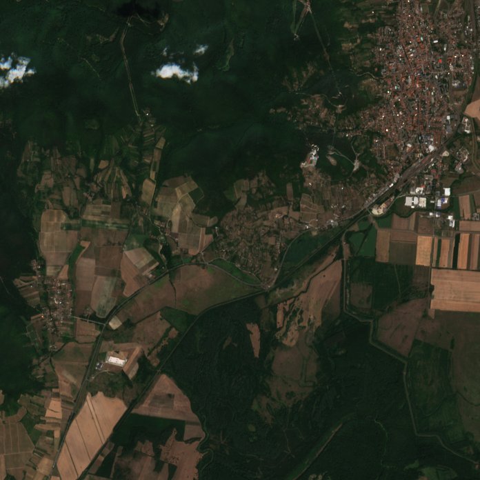 Sentinel-2 felvétel