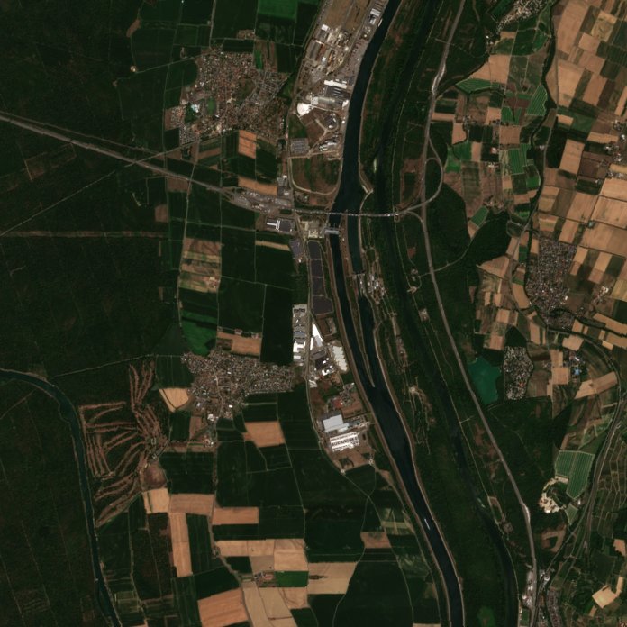 A terület a tűz előtt, 2026. július 22.