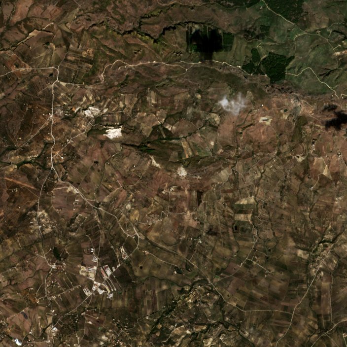 A terület a tűz előtt, 2026. október 13.