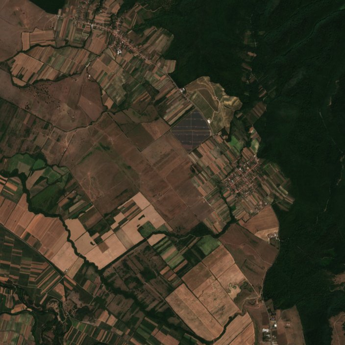 Sentinel-2 felvétel