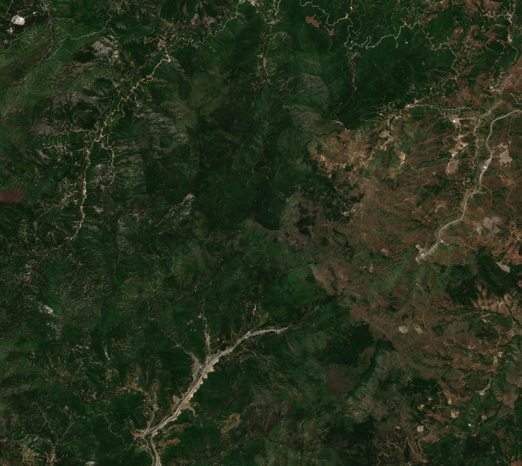 Sentinel-2 felvétel