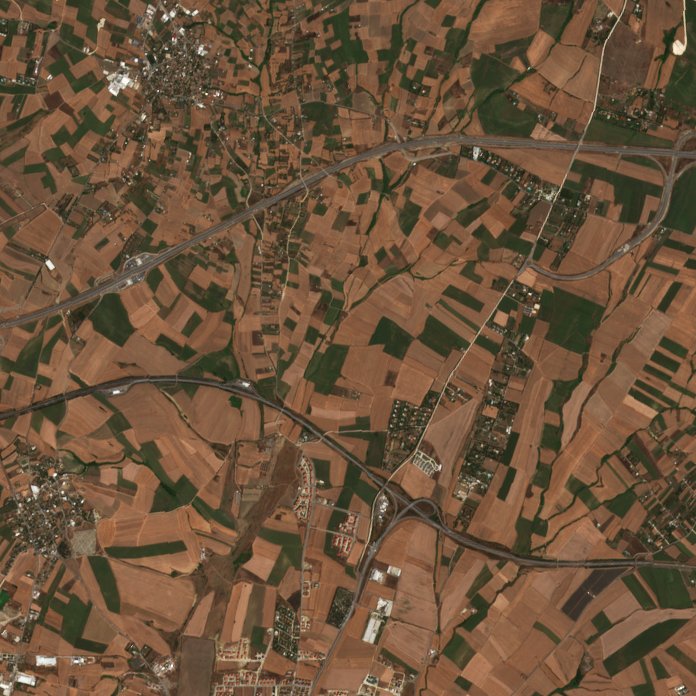 A terület a tűz előtt, 2026. július 27.