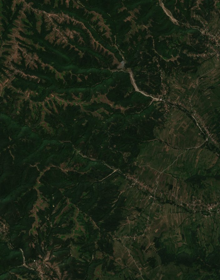 Sentinel-2 felvétel