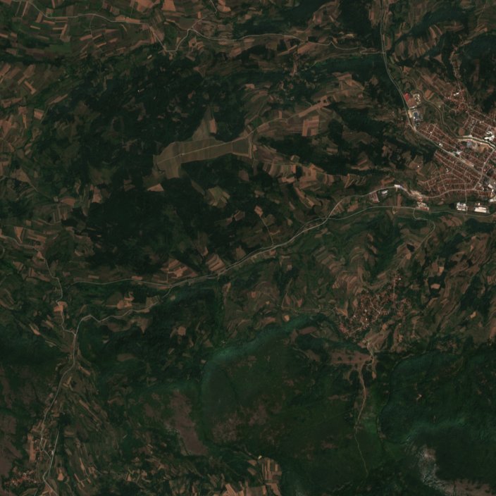 Sentinel-2 felvétel