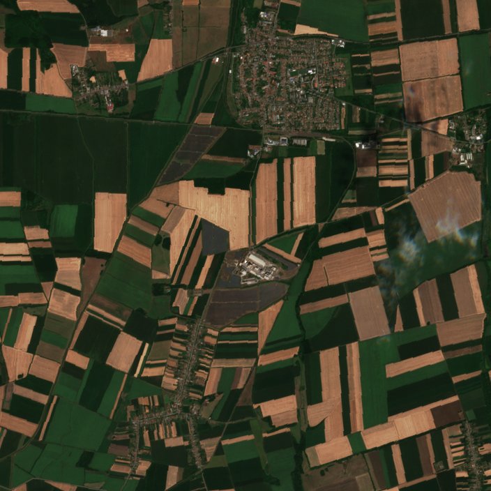 Sentinel-2 felvétel