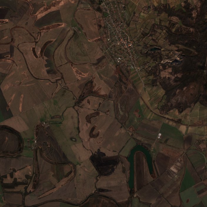 Sentinel-2 felvétel