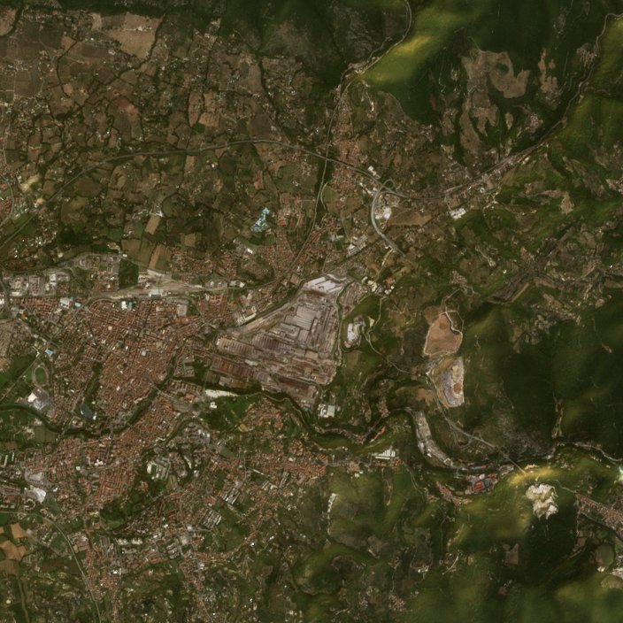 A terület a tűz előtt, 2026. augusztus 27.