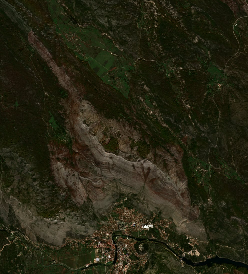 A terület a tűz után, 2016. október 17.