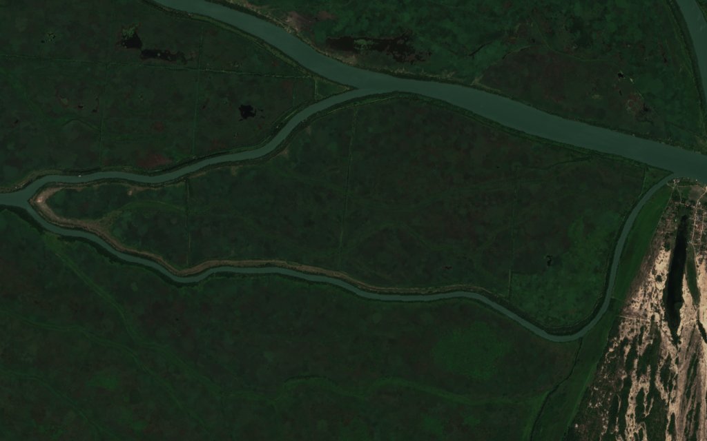 A terület a tűz előtt, 2026. július 30.