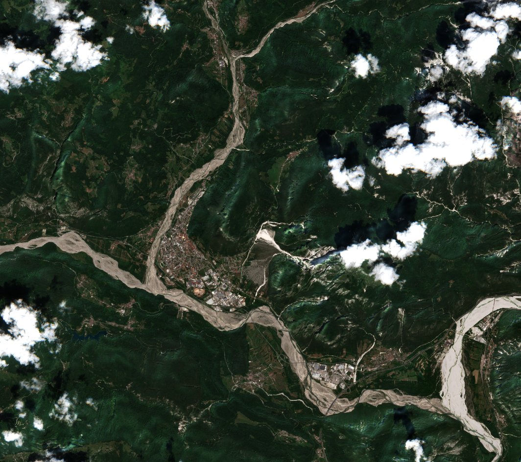 Sentinel-2 felvétel