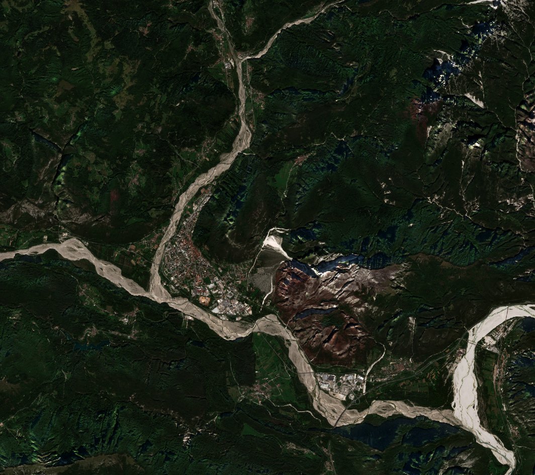 Leégett erdő Olaszország — Sentinel-2 műholdfelvétel, 2026-09-26