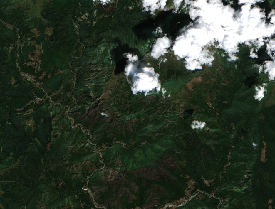 Sentinel-2 felvétel