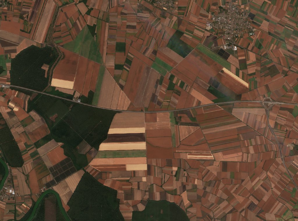 Sentinel-2 felvétel