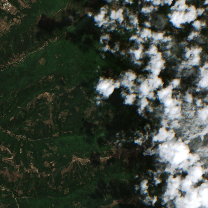 Sentinel-2 felvétel