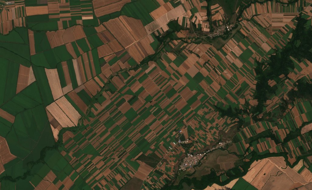 Sentinel-2 felvétel